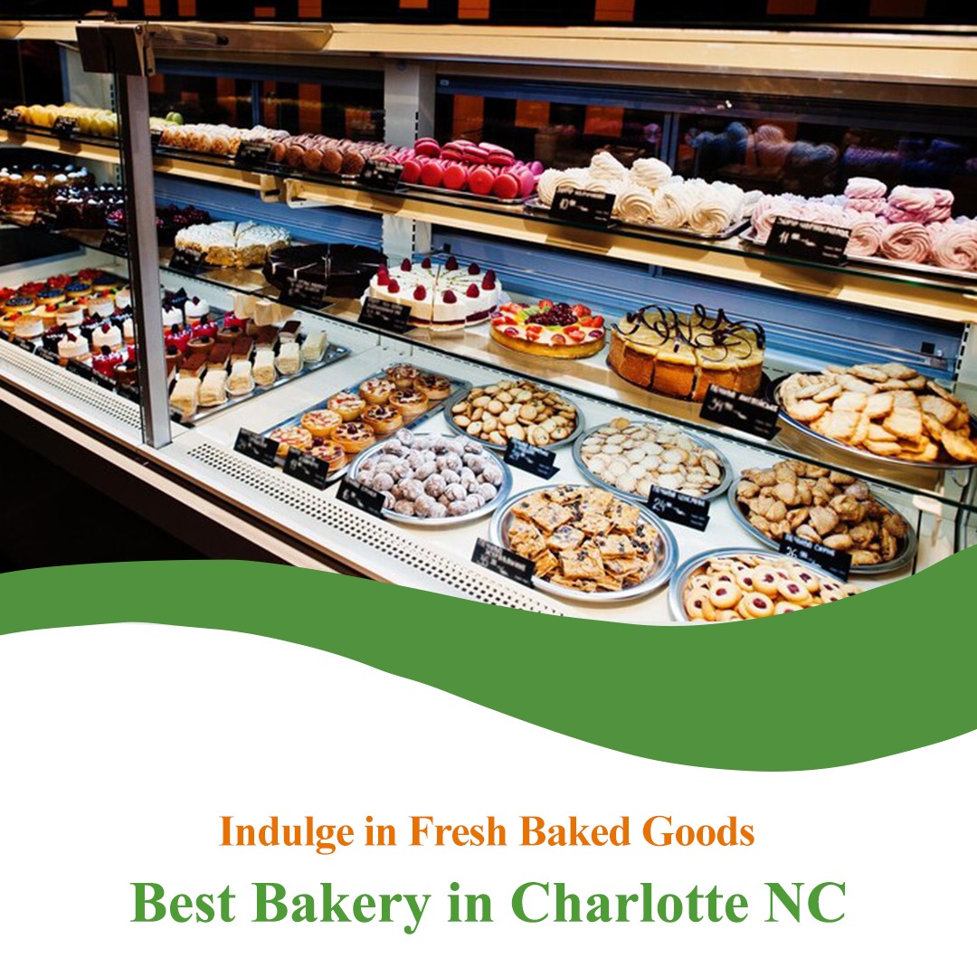 Image of the best bakery in Charlotte, NC, showcasing a variety of baked goods and a welcoming storefront.