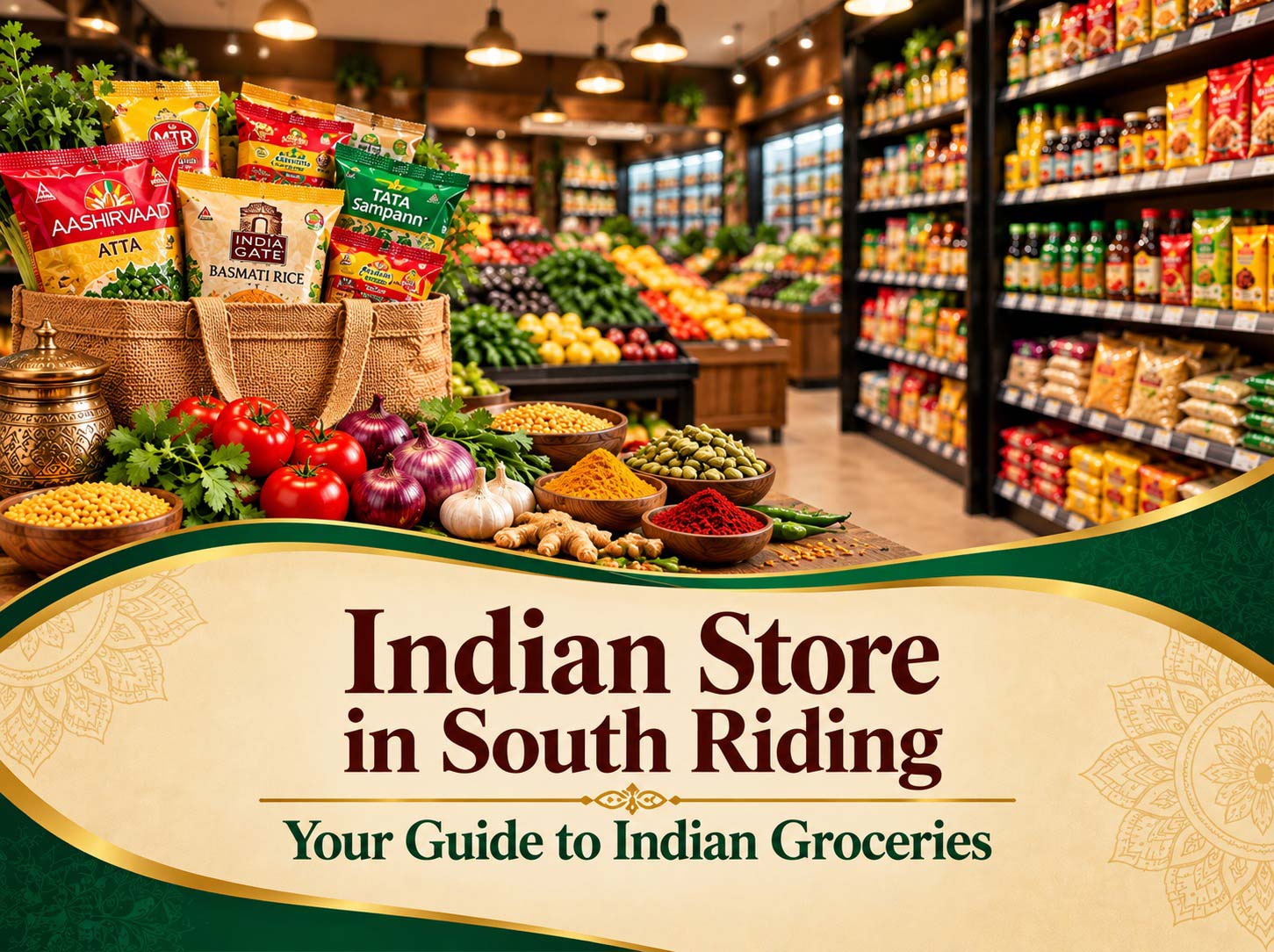 Indian grocery store guide for South Riding